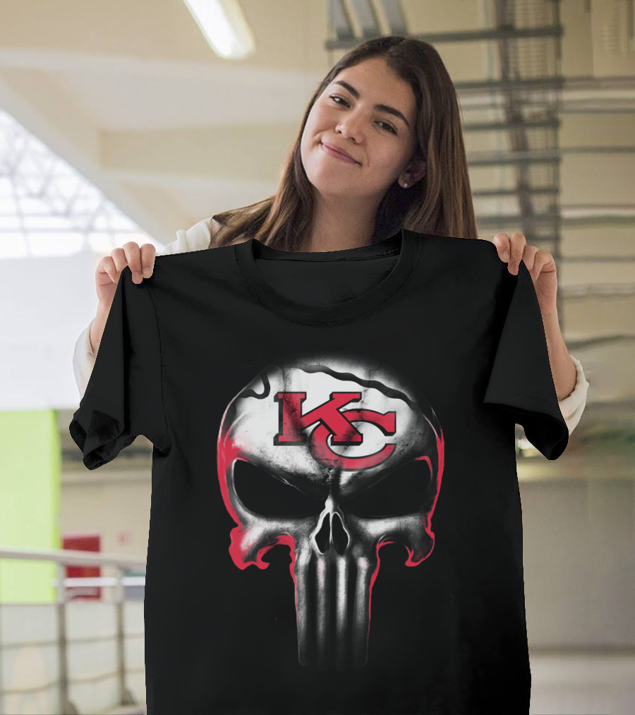 Kc Punisher Skull Chiefs T-Shirt