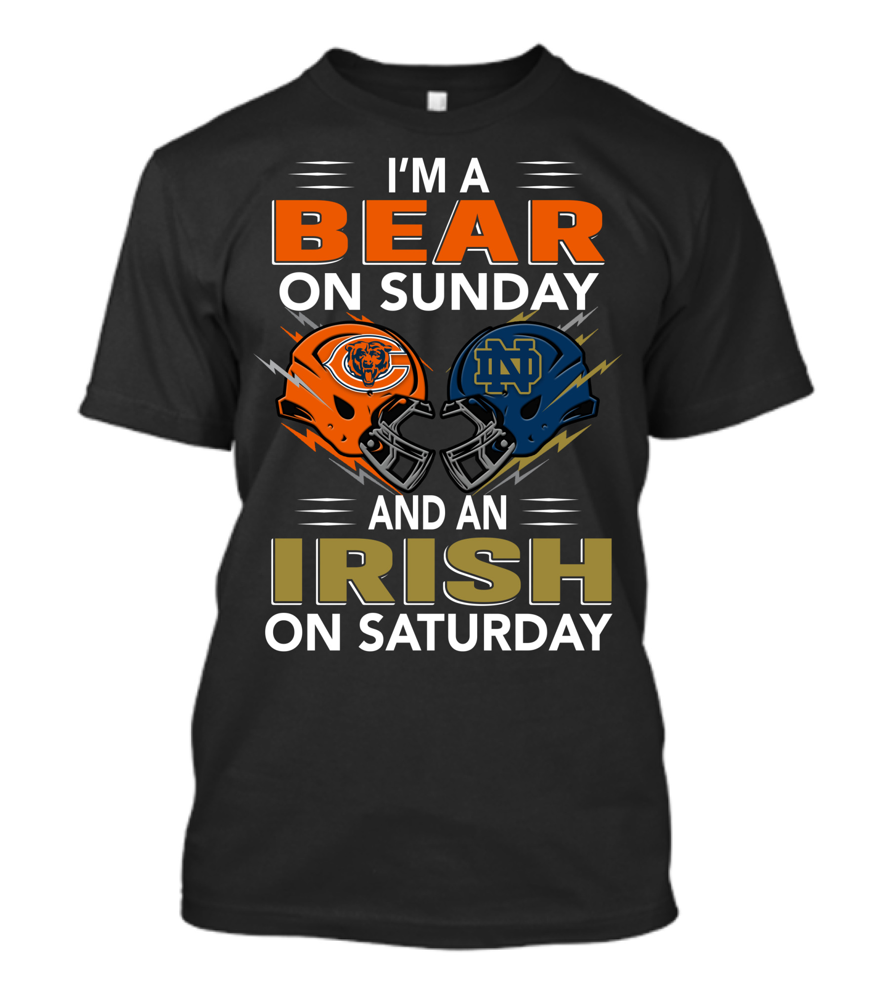 I'm A Bear On Sunday And An Irish On Saturday T-Shirt