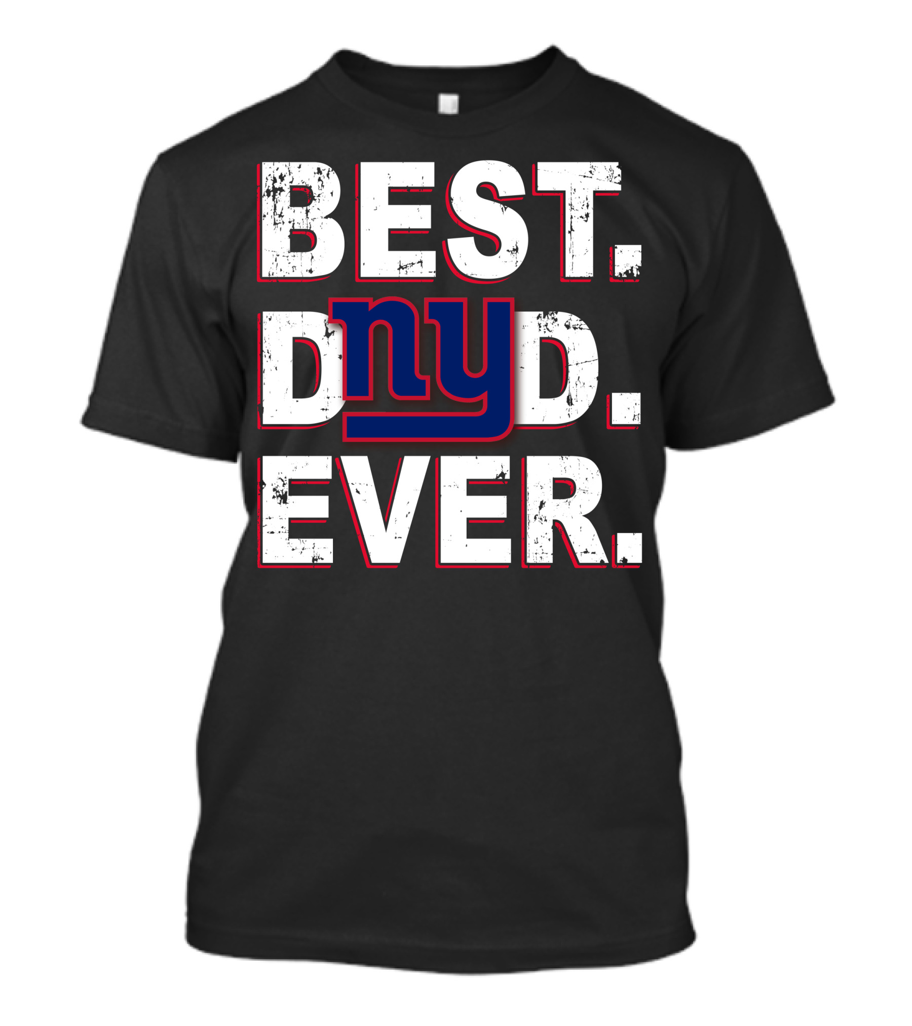 Best Dad Ever Ny Giants Football Fan T-Shirt