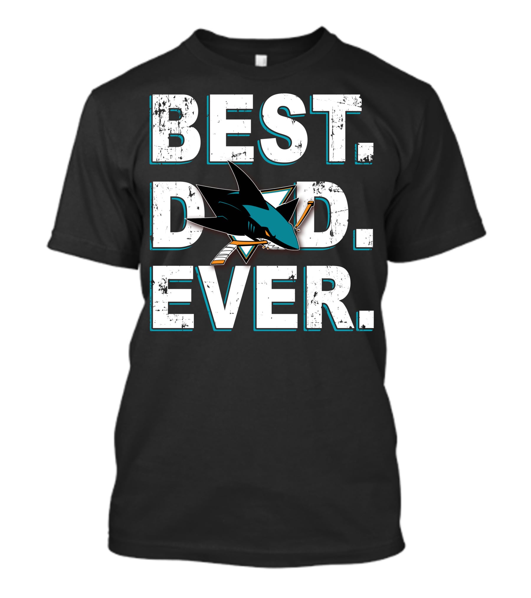 Best Dad Ever San Jose Sharks T-Shirt