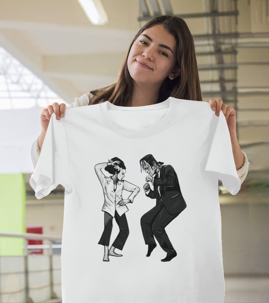 Pulp Fiction Dance Monsters Retro Mashup T-Shirt