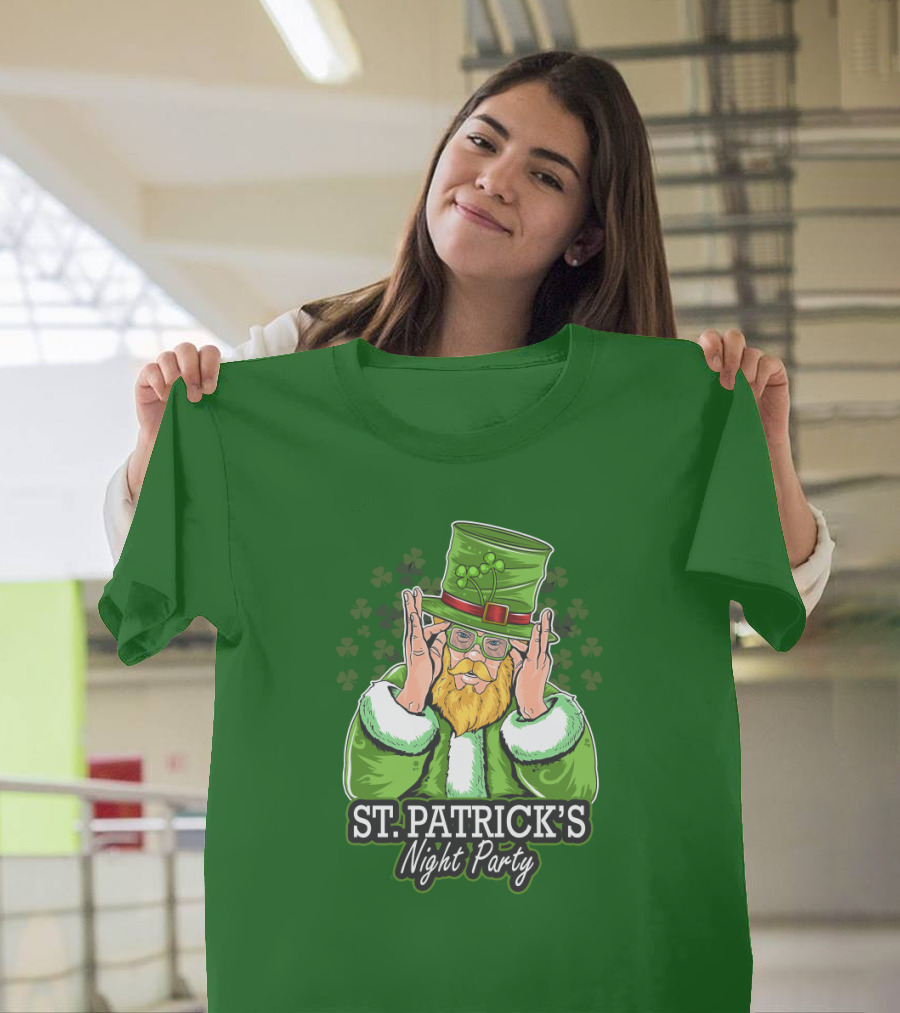 ST. PATRICK'S NIGHT PARTY Irish Leprechaun T-Shirt