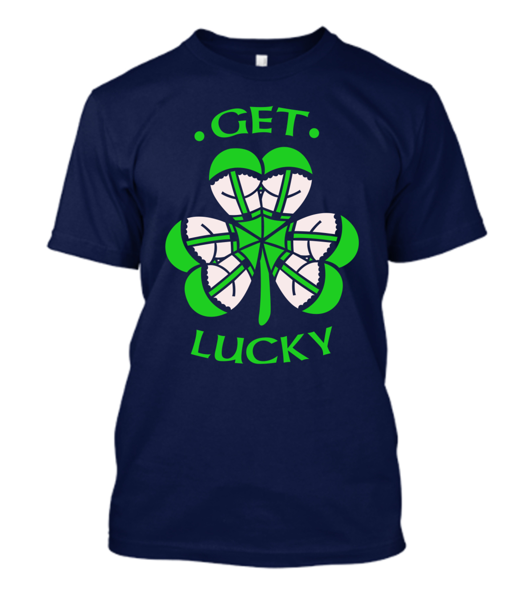 Get Lucky Irish Shamrock Clover St. Patrick's Day T-Shirt