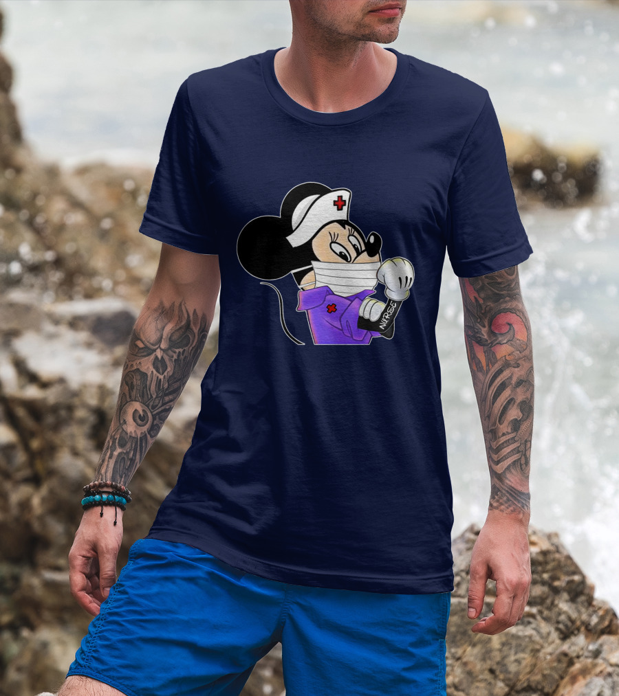Minnie Nurse Strong Healthcare Worker T-Shirt