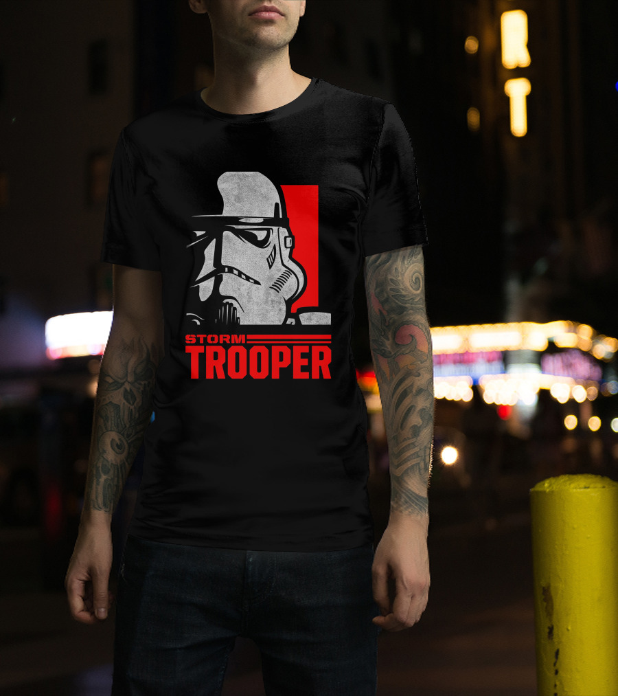 STORM TROOPER Star Wars Red Rectangle T-Shirt