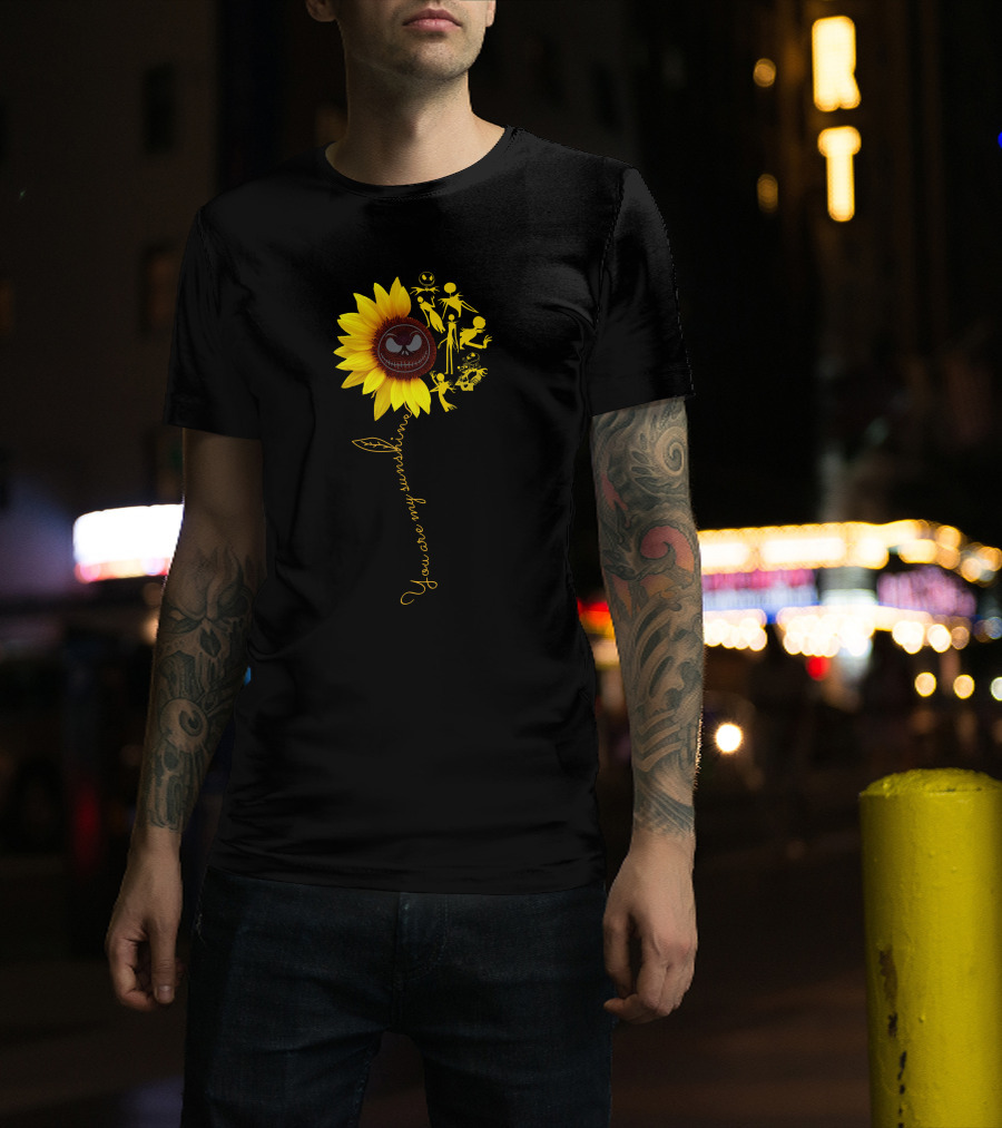 Sunflower You Are My Sunshine Jack Skellington Nightmare Before Christmas T-Shirt