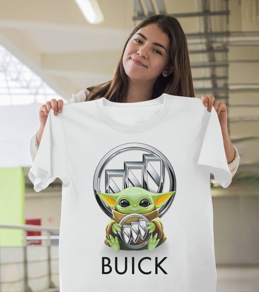 Baby Yoda Hugging Buick T-Shirt