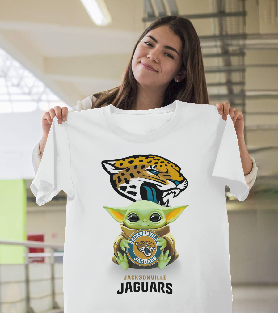 Baby Yoda Jacksonville Jaguars Nfl Team Spirit Fan T-Shirt