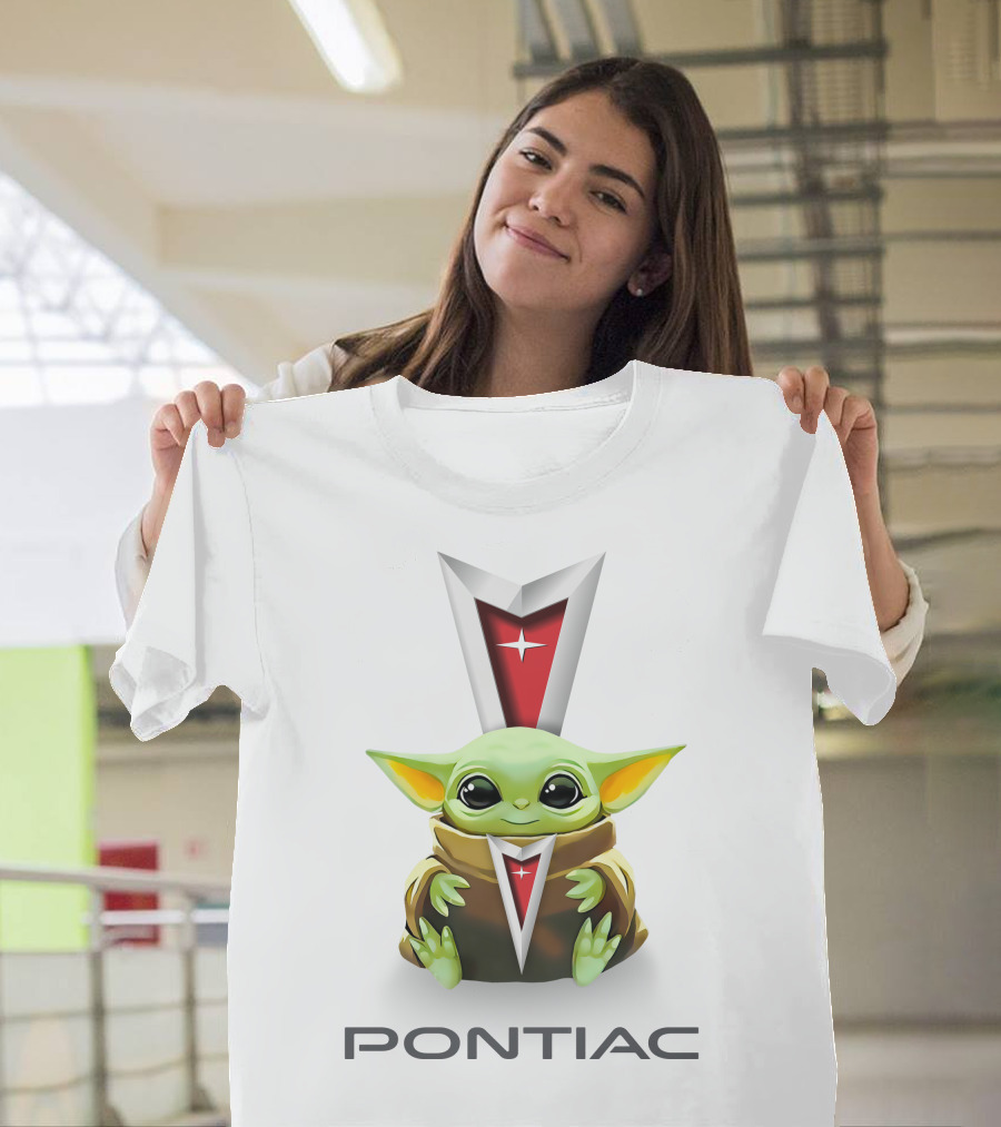 Baby Yoda Hugging Pontiac T-Shirt