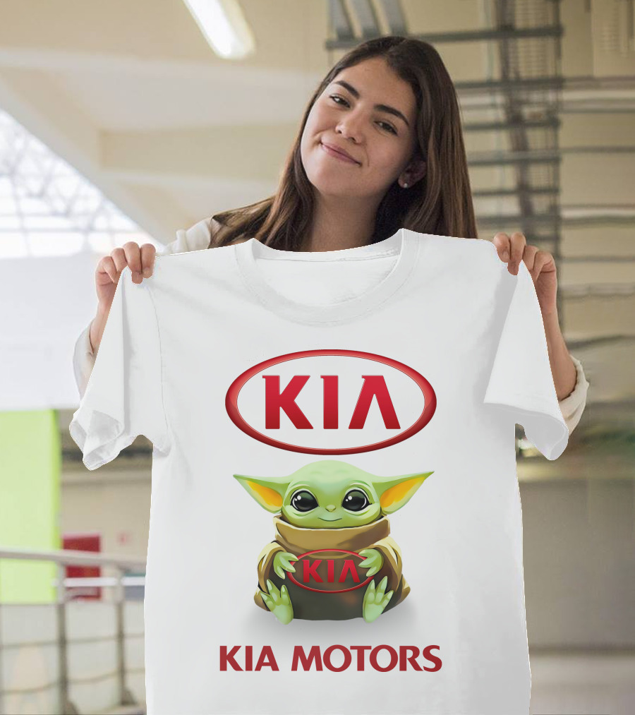 Kia Motors Baby Yoda Hug Kia T-Shirt