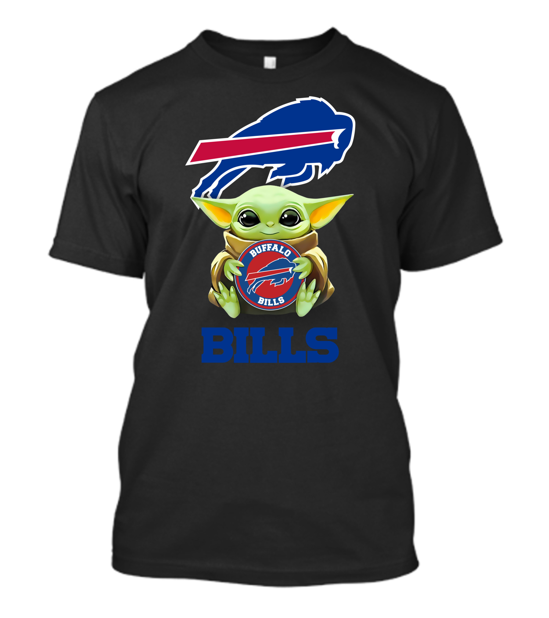 Buffalo Bills Grogu Hug Buffalo Bills T-Shirt
