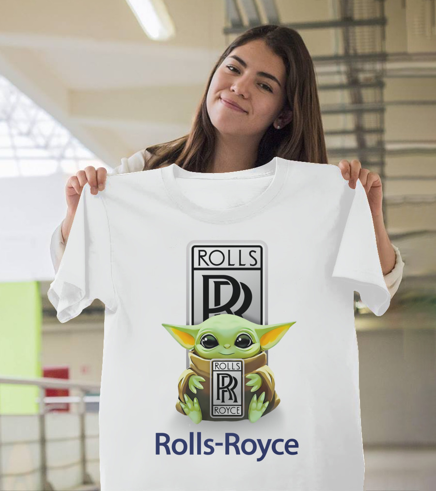 Grogu Hug Rolls Royce T-Shirt