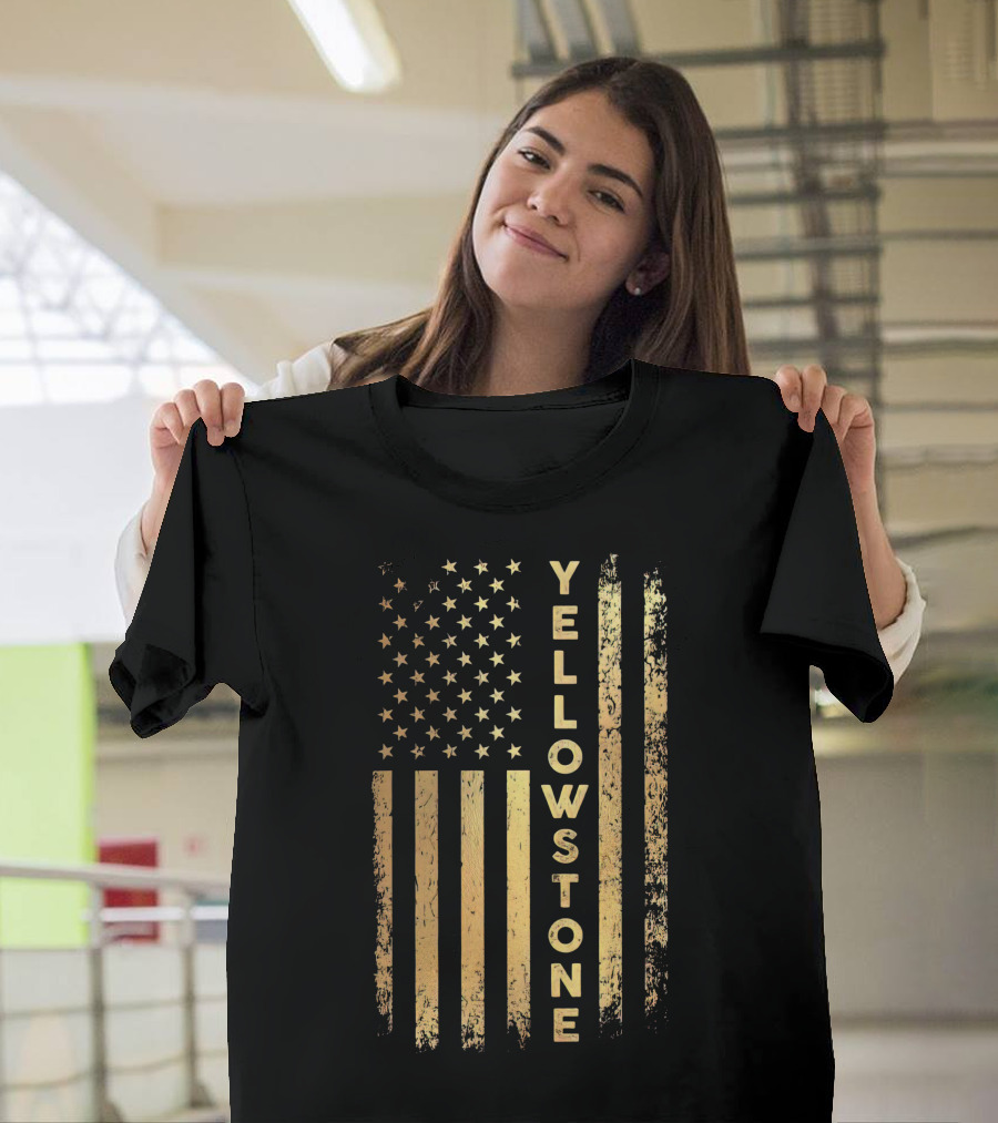 Yellowstone USA Flag T-Shirt