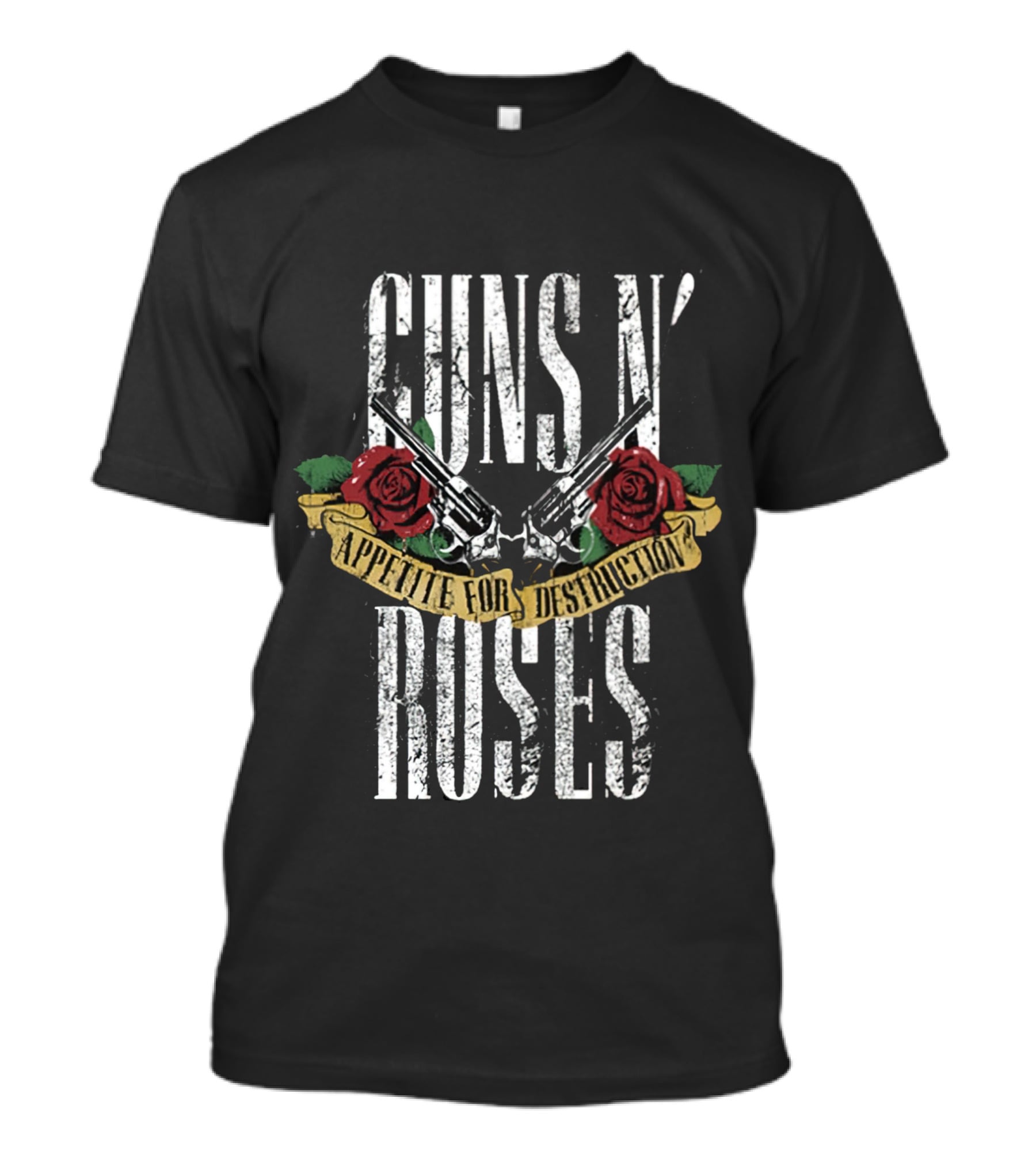 Guns N' Roses Appetite For Destruction Roses Pistols T-Shirt