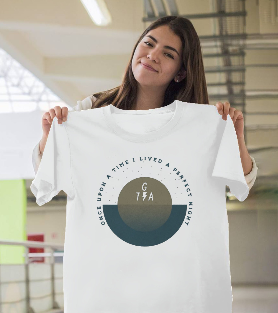 Once Upon a Time I Lived a Perfect Night GTA Gaslight Anthem Merch New T-Shirt