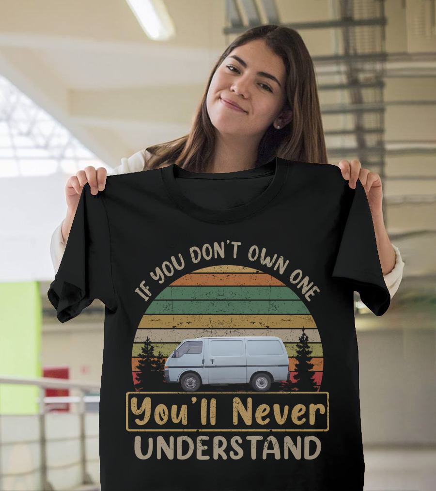 If You Don't Own One You'll Never Understand Bedford Midi2 Van Vintage Stripes T-Shirt