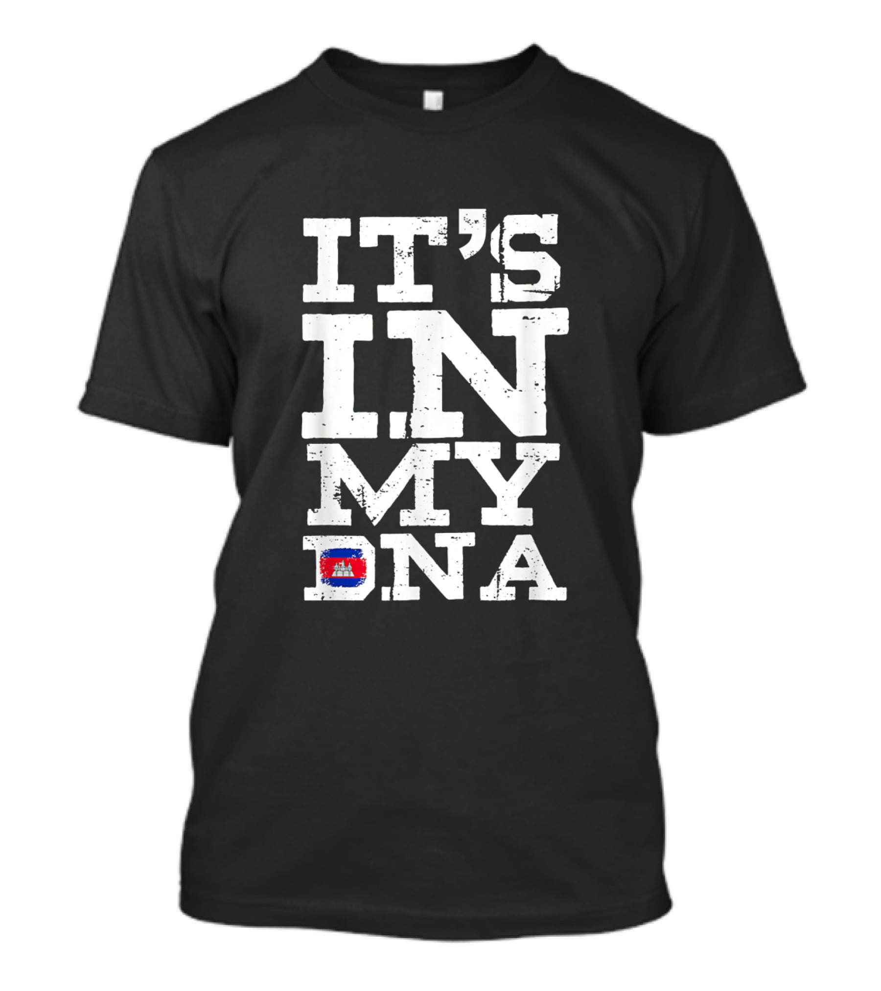 It's In My DNA Cambodia Cambodian Flag Iconic Heritage T-Shirt