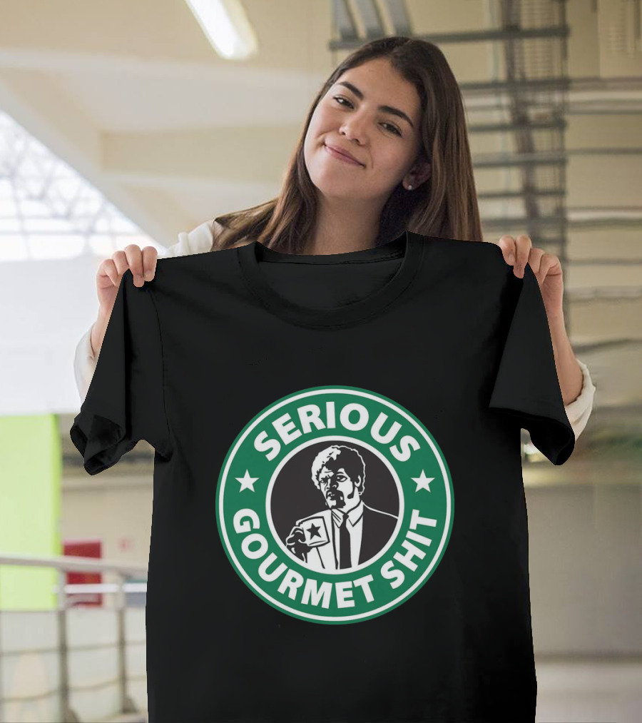Jules Winnfield Serious Gourmet Coffee Parody Starbucks T-Shirt