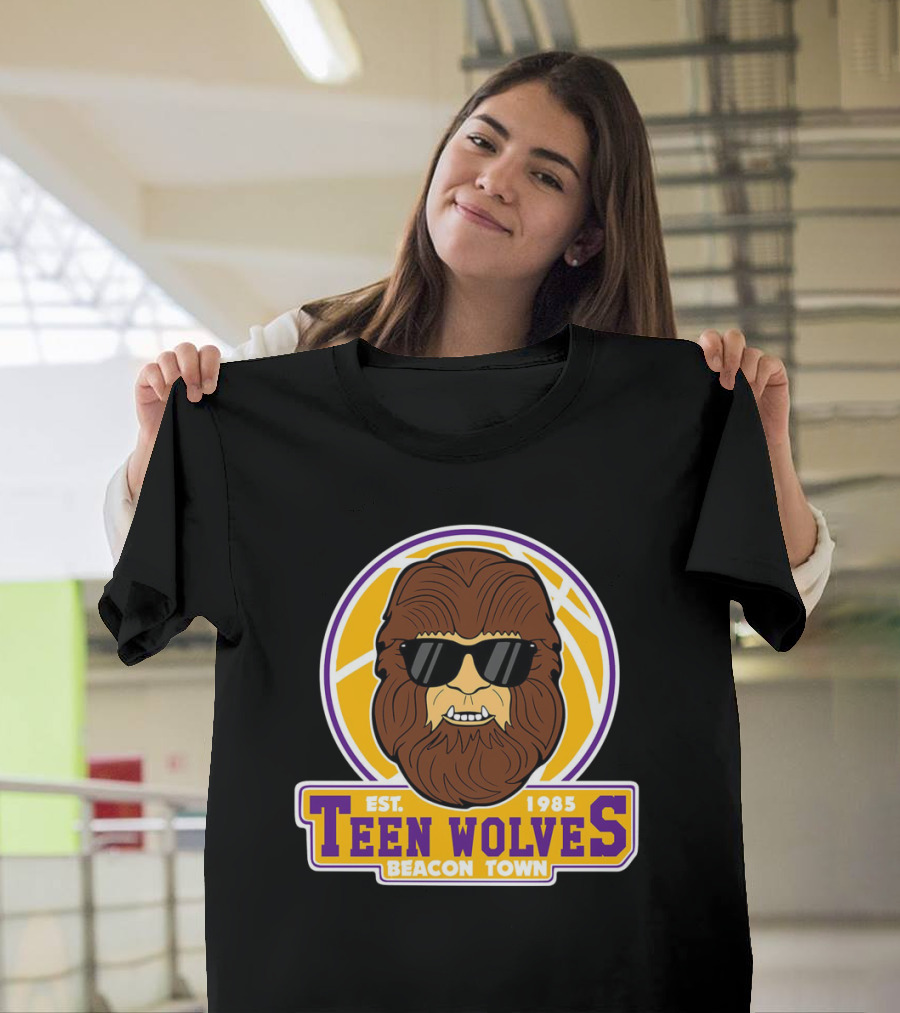 Teen Wolves Beacon Town Est. 1985 Basketball Heritage T-Shirt