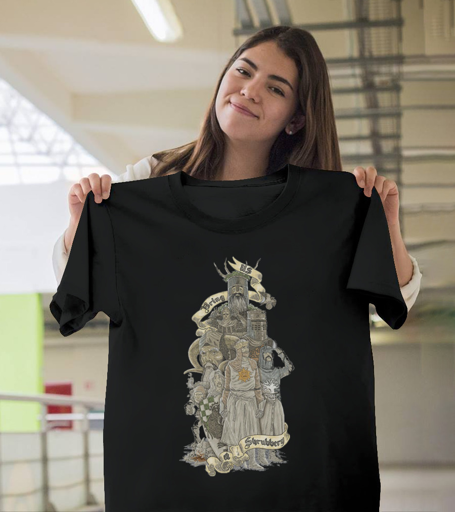 Monty Python King Arthur Knights Demand Shrubbery T-Shirt