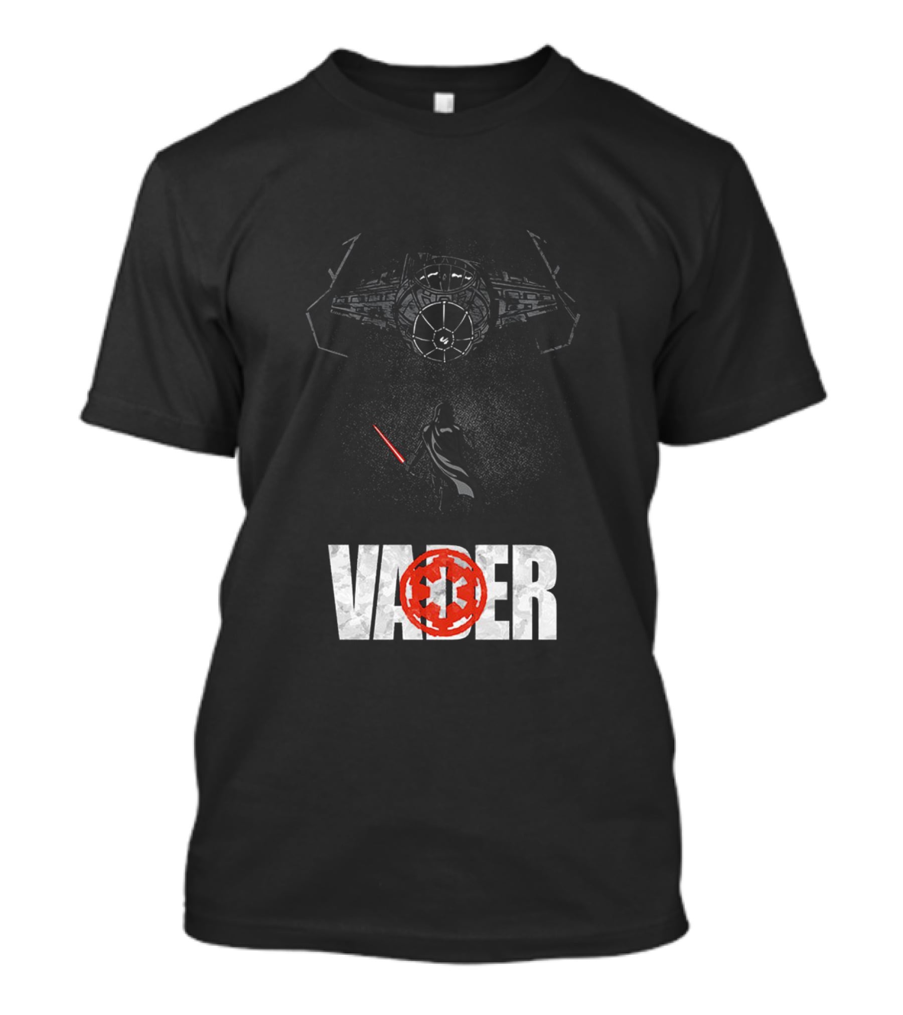 Vader Dark Side Of The Force Sith Fighter Empire T-Shirt