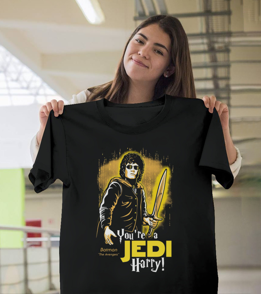 You're a Jedi Harry Batman The Avengers Crossover T-Shirt