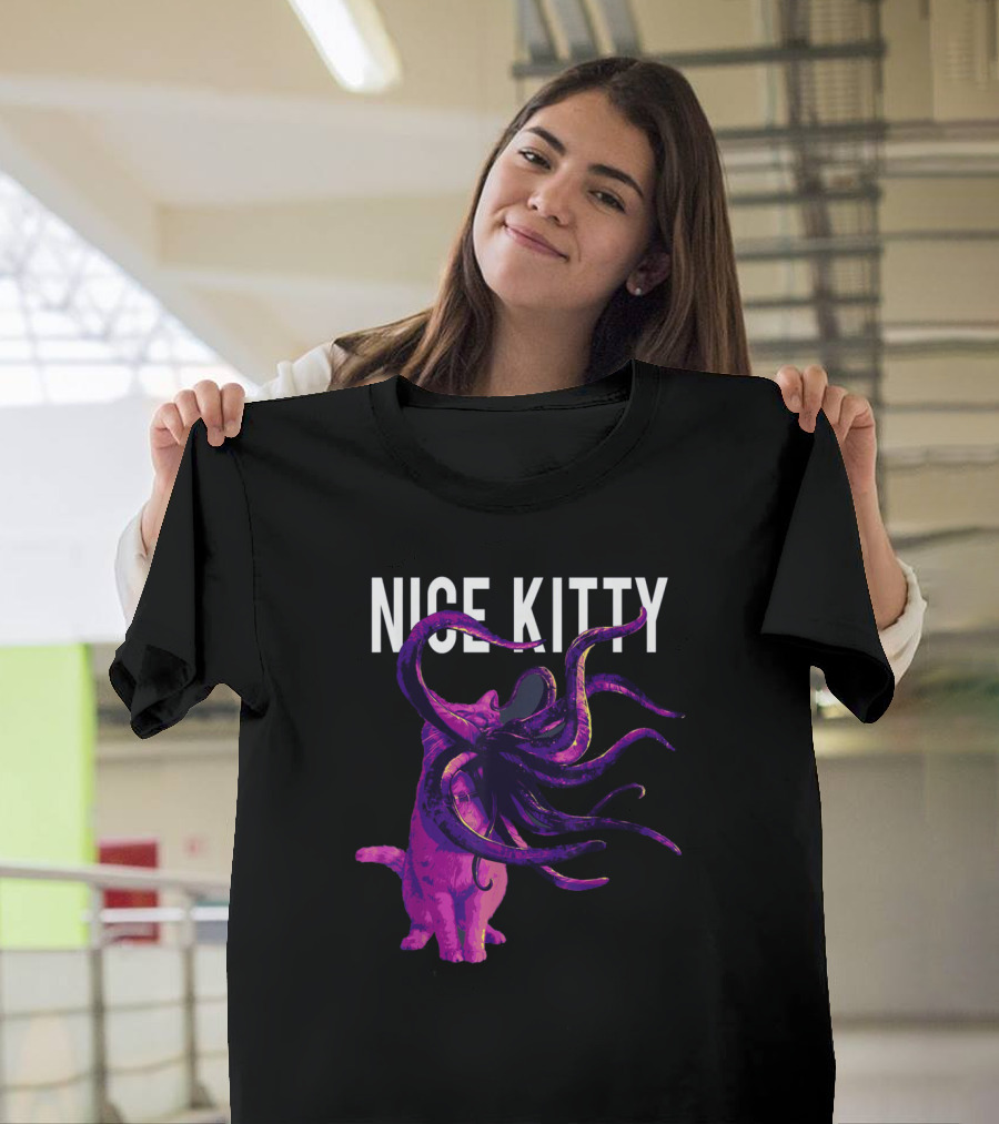 Captain Marvel Goose Nice Kitty Tentacle Creature T-Shirt