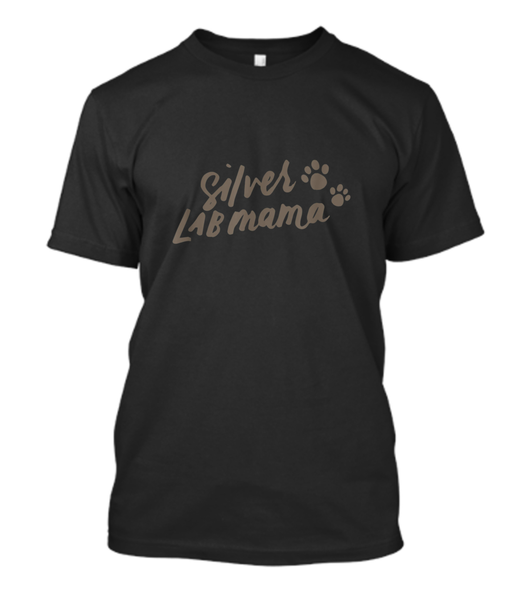 Silver Lab Mama Proud Labrador Retriever Dog Mom Gifts T-Shirt