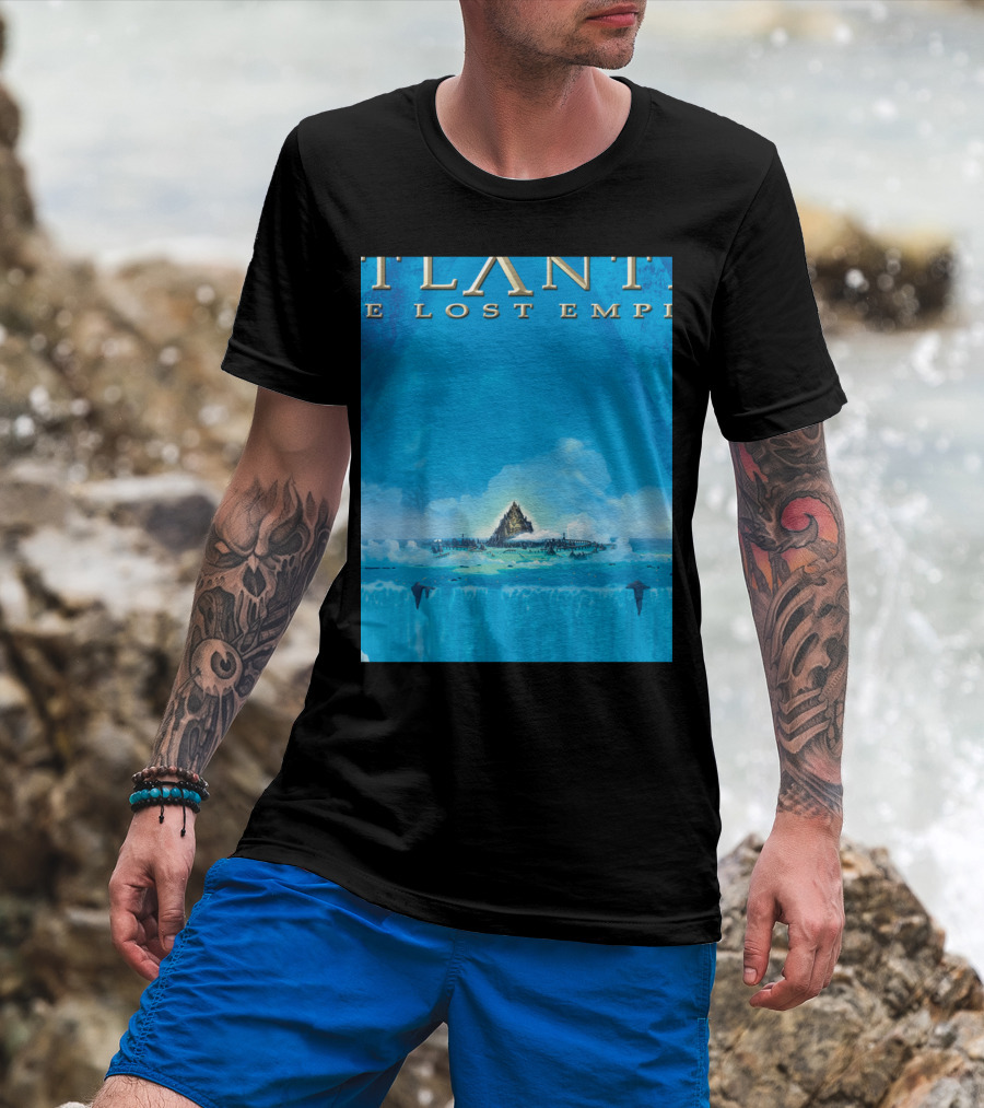 Atlantis The Lost Empire Disney Movie Scene Fade T-Shirt