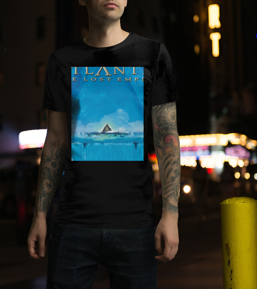 Atlantis The Lost Empire Disney Movie Scene Fade T-Shirt