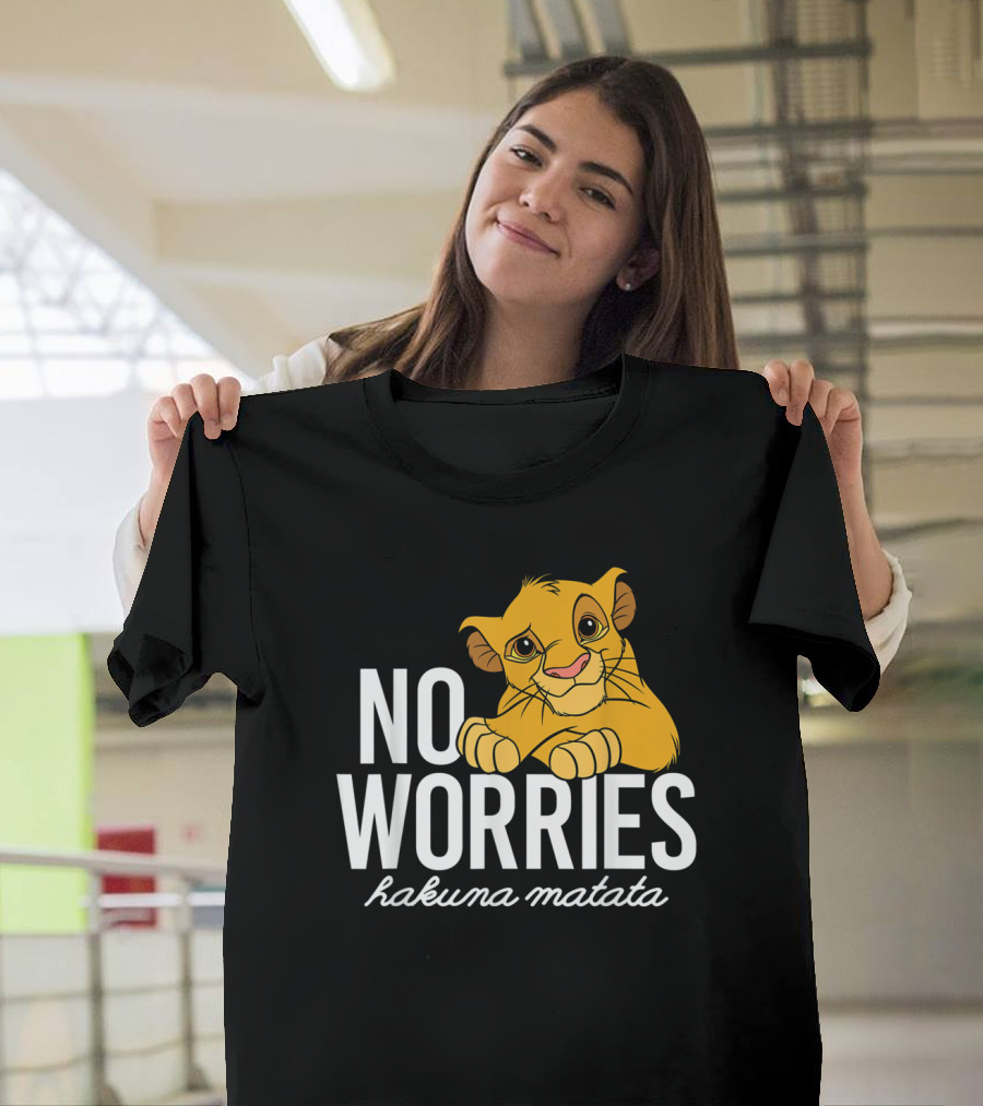 The Lion King No Worries Hakuna Matata Simba Classic Disney T-Shirt