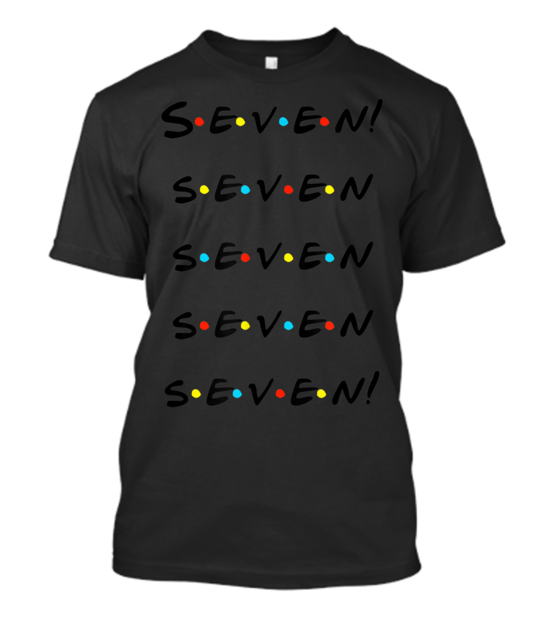 SEVEN Seven Seven Seven Seven Friends Dots T-Shirt