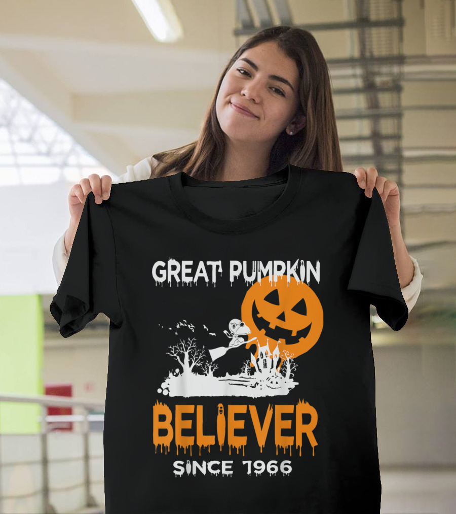 Great Pumpkin Believer Since 1966 Halloween Fun T-Shirt