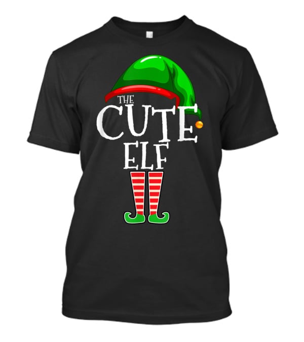 The Cute Elf Christmas Family Matching Group Holiday T-Shirt