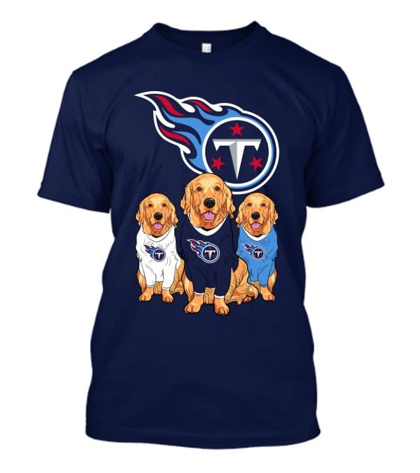 Tennessee Titans Golden Retrievers T-Shirt