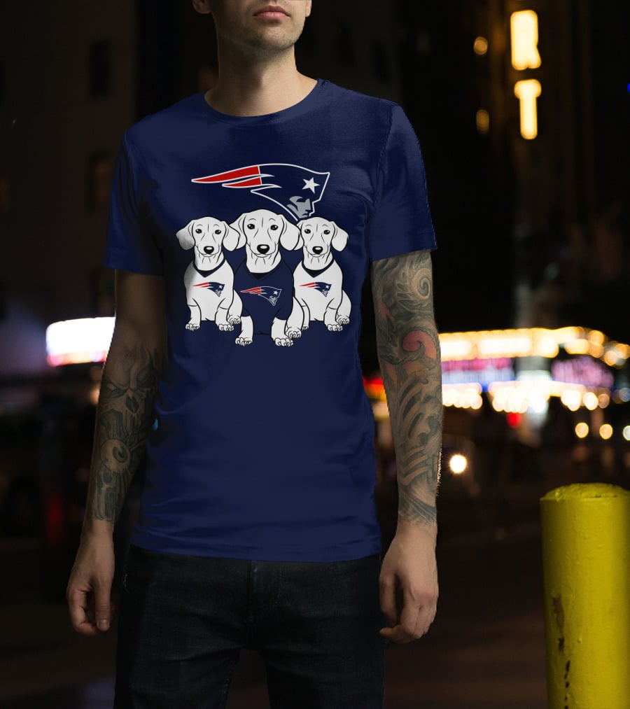 Patriots Dachshund Trio T-Shirt