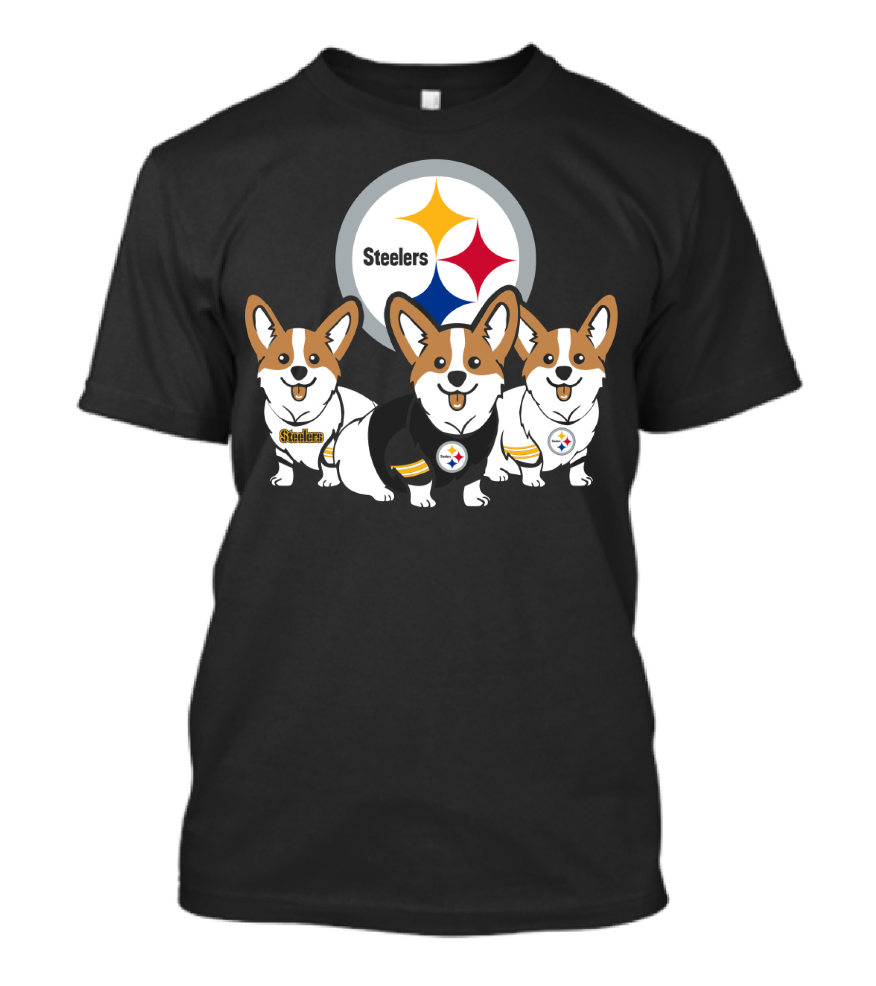Steelers CorgiTrio T-Shirt