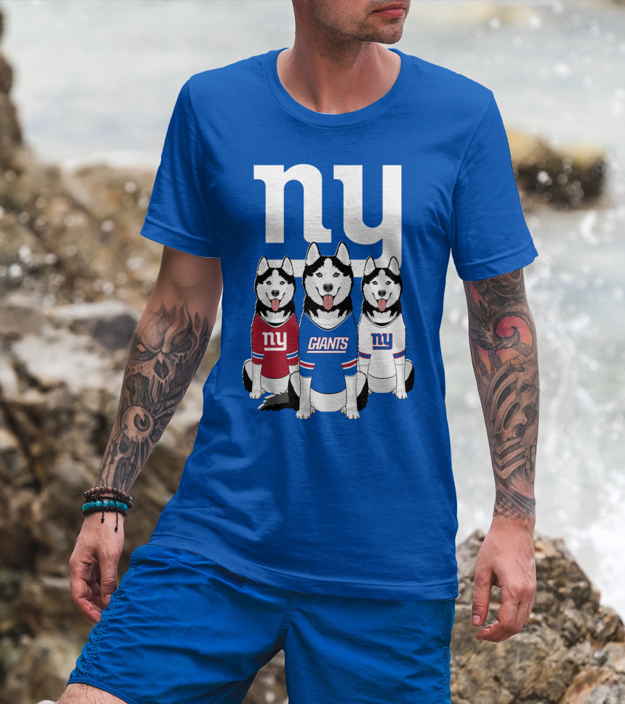 New York Giants Huskie T-Shirt