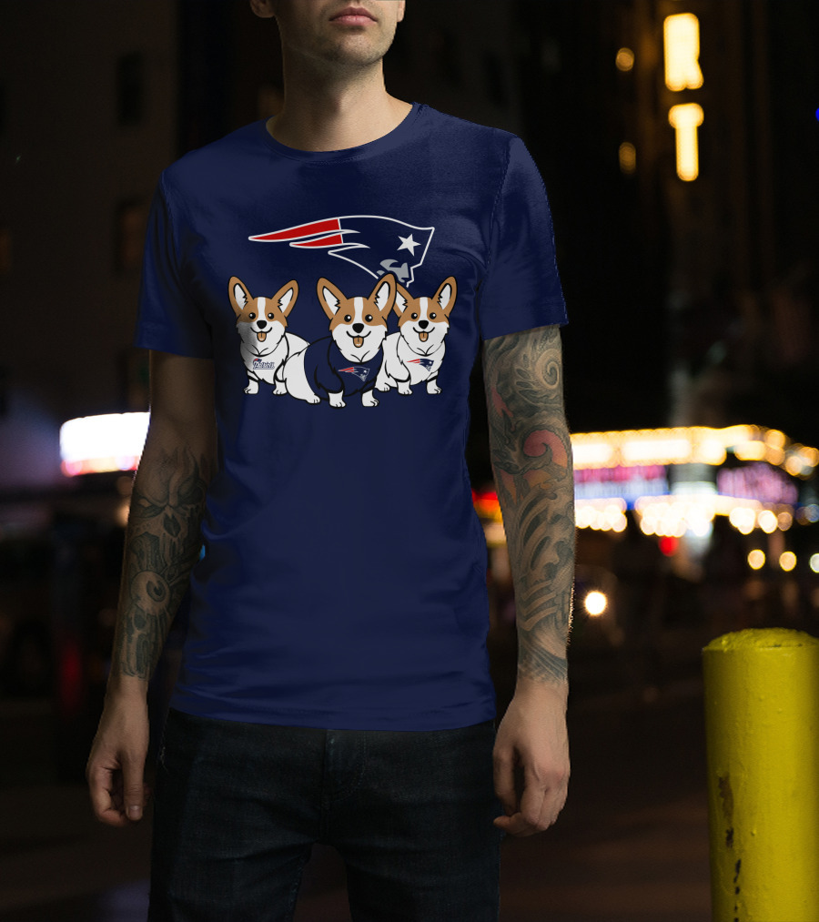 Patriots Corgi T-Shirt