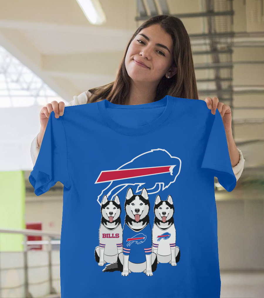 Bills Buffalo Husky Trio T-Shirt
