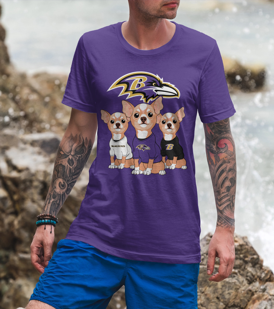 Ravens Chihuahua T-Shirt