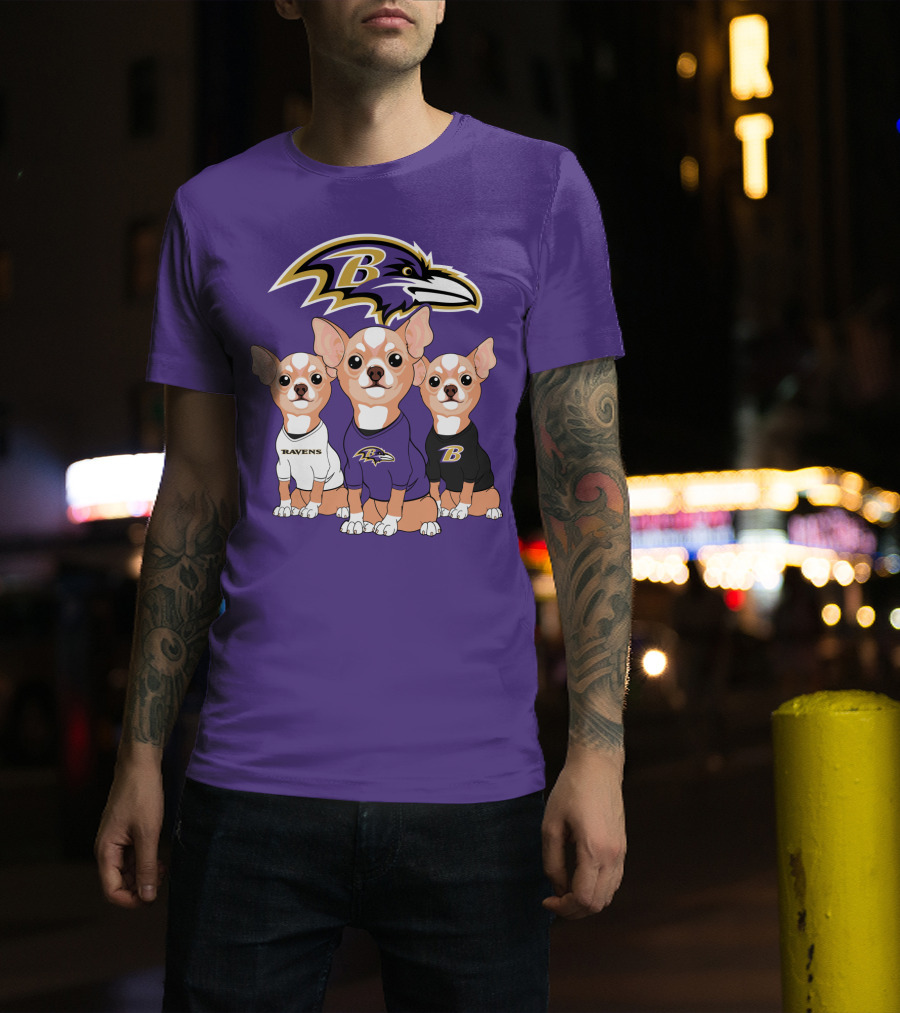 Ravens Chihuahua T-Shirt