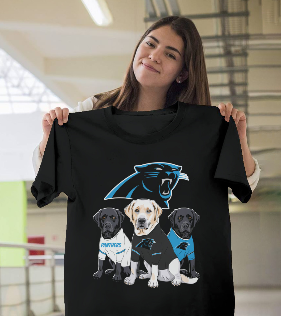 Panthers Labrador Retriever Dogs T-Shirt