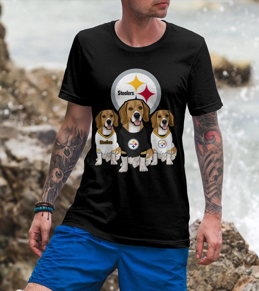 Steelers Beagle Trio T-Shirt