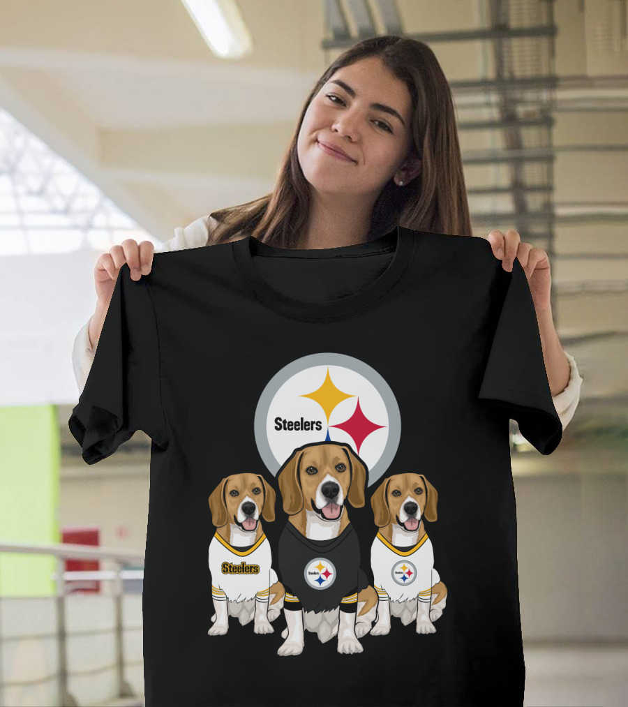 Steelers Beagle Trio T-Shirt