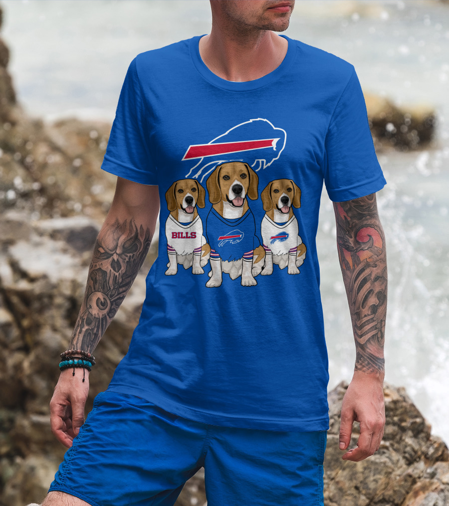Buffalo Bills Beagle Trio T-Shirt
