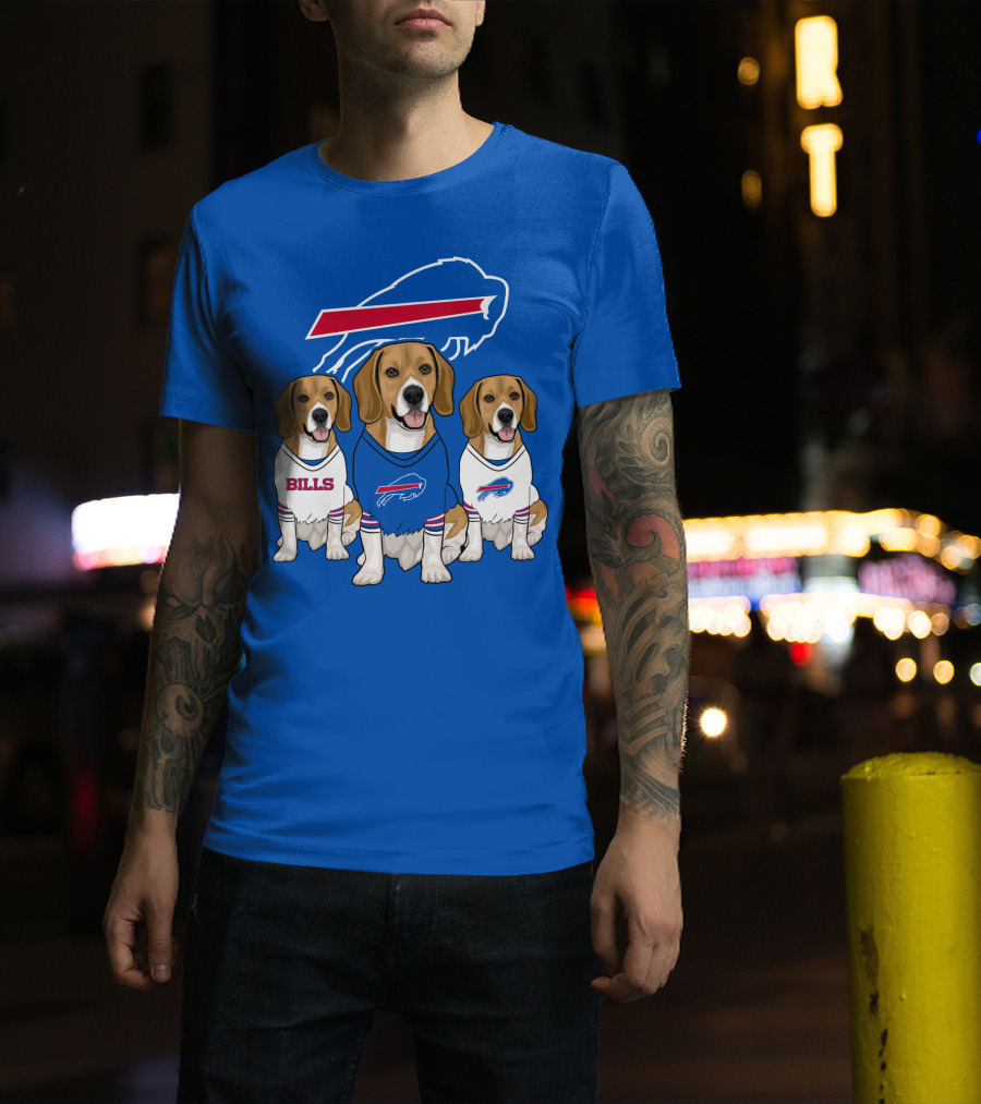 Buffalo Bills Beagle Trio T-Shirt