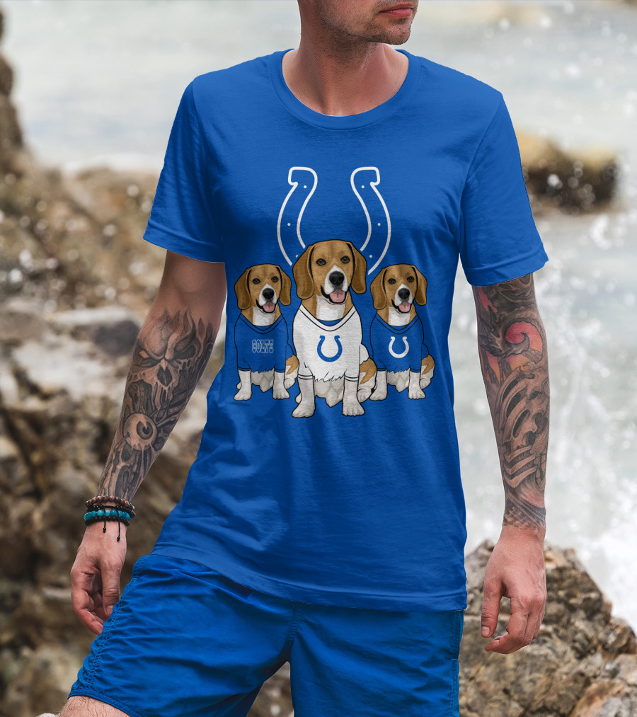 Indianapolis Colts Beagle Trio T-Shirt