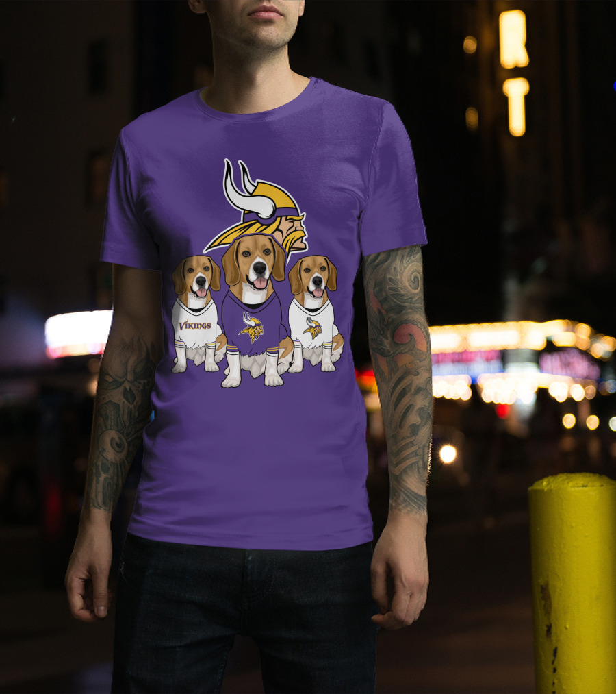 Vikings Beagle Trio T-Shirt