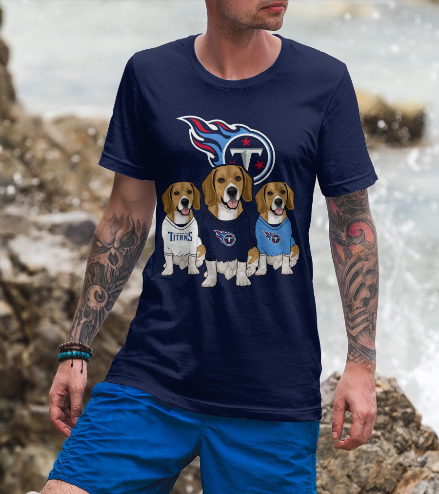 Tennessee Titans Beagle Fan T-Shirt